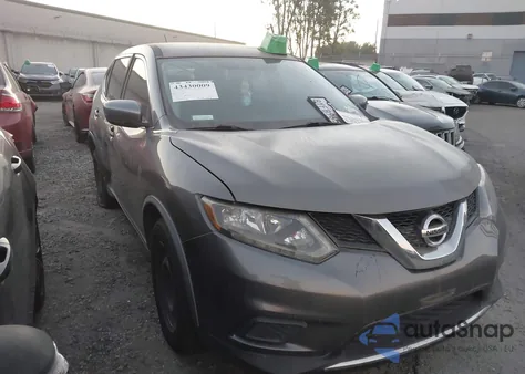 2016 Nissan Rogue S из США, поврежденный, VIN KNMAT2MT2GP733566
